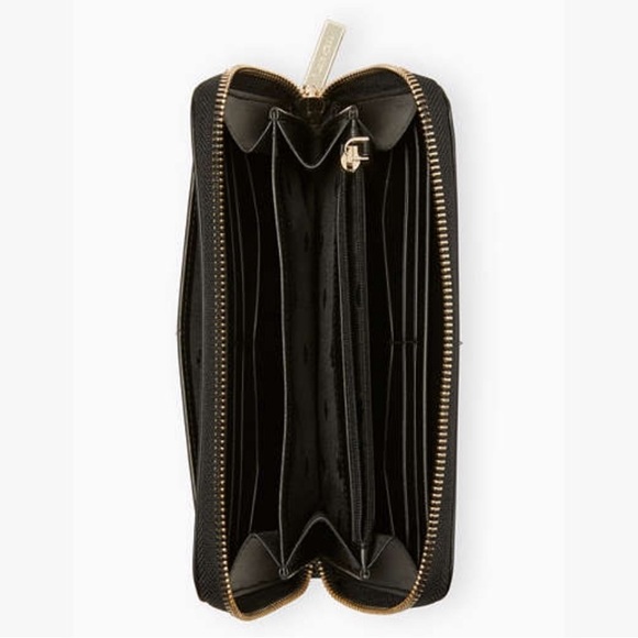 NWT Kate Spade Staci Large Continental Wallet - Black - Picture 2 of 6